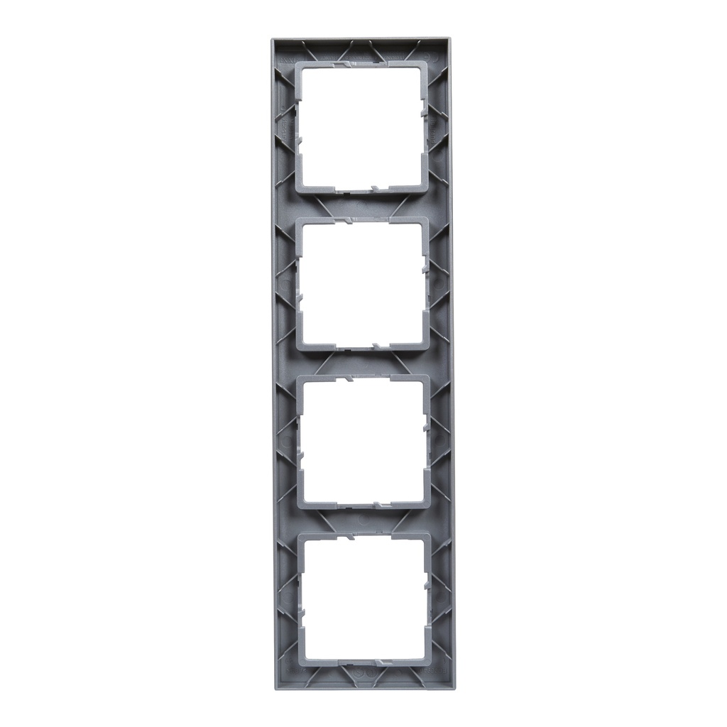 Legrand 721514, Rama 4 module, Aluminiu