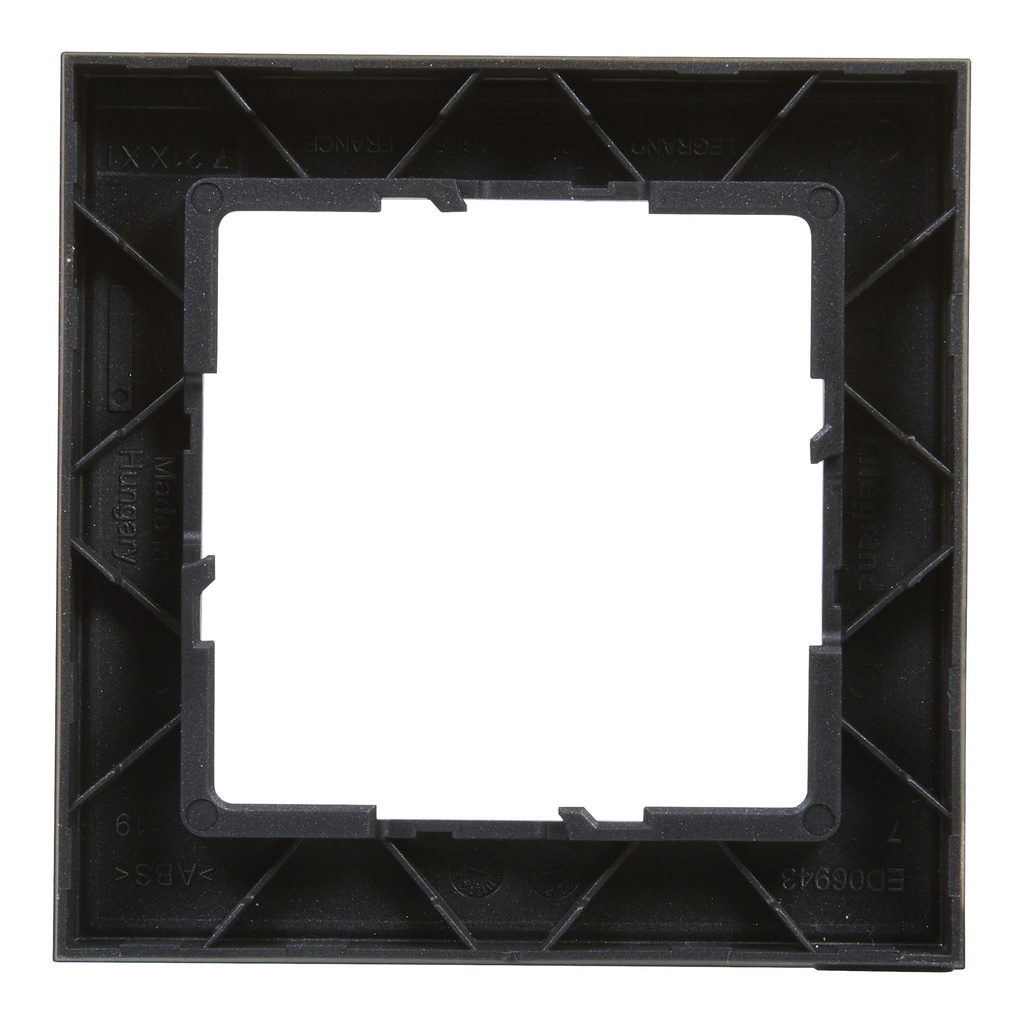 LEGRAND 721551, Frame 1 Post, Dark Gray