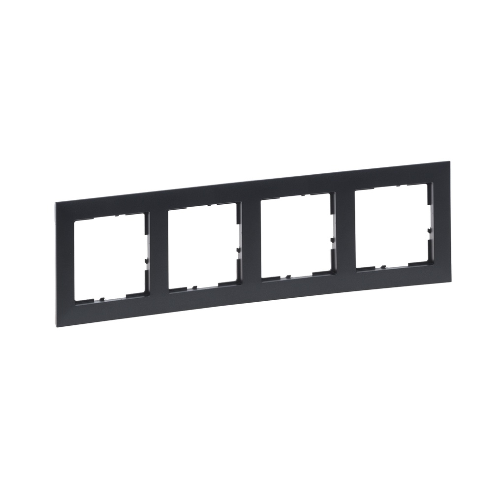Legrand 721554, Rama 4 module, Gri inchis
