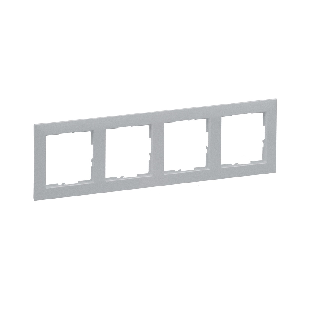 LEGRAND 721604, 4 Modules, Frame, Titanium
