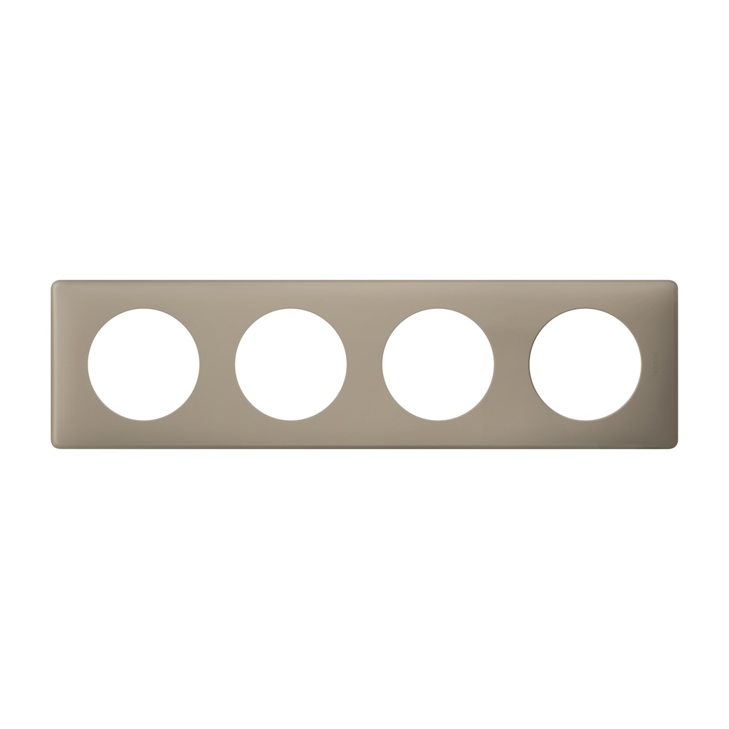 LEGRAND 066724, Céliane Plate, Powder, 4 Modulesandstone
