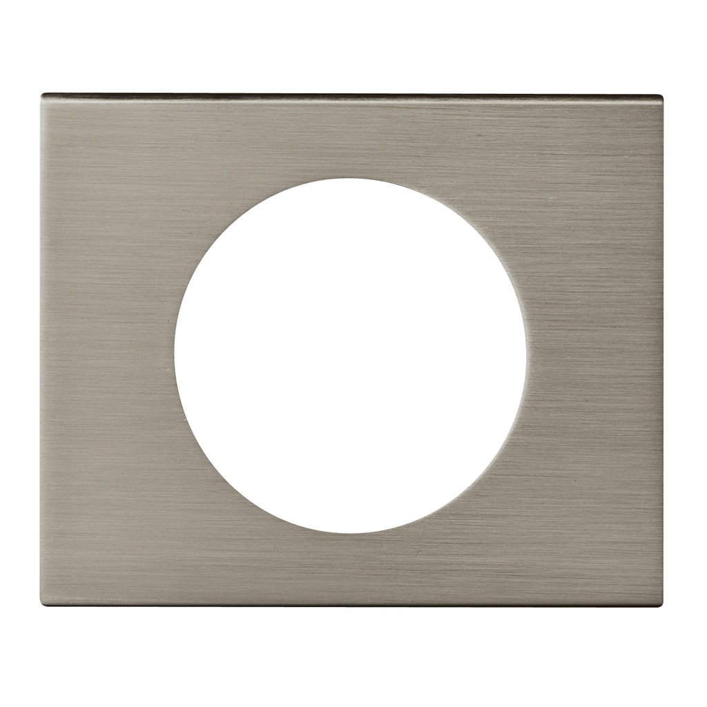 LEGRAND 069101, Céliane Plate, Materials, 1 Module, Brushed Stainless Steel