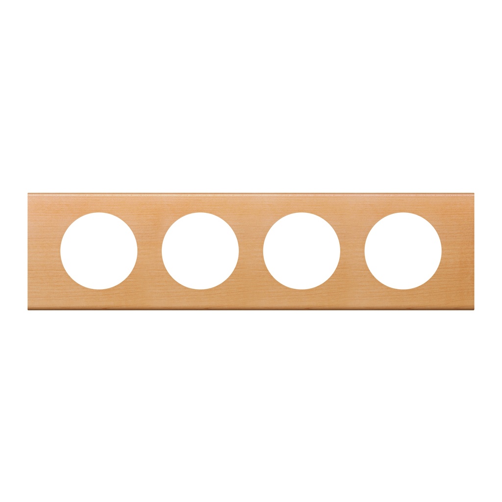 Legrand 069214, Placă Céliane, Materiale, 4 Module, Arțar