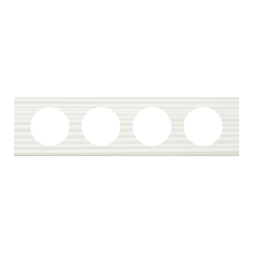 Legrand 069014, Placă Céliane, Materiale, 4 Module, Corian Canalat