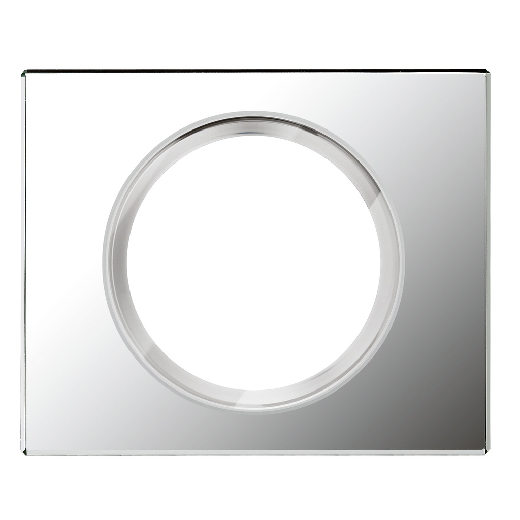 LEGRAND 069121, Céliane Plate, Materials, 1 Post, Mirror Glass