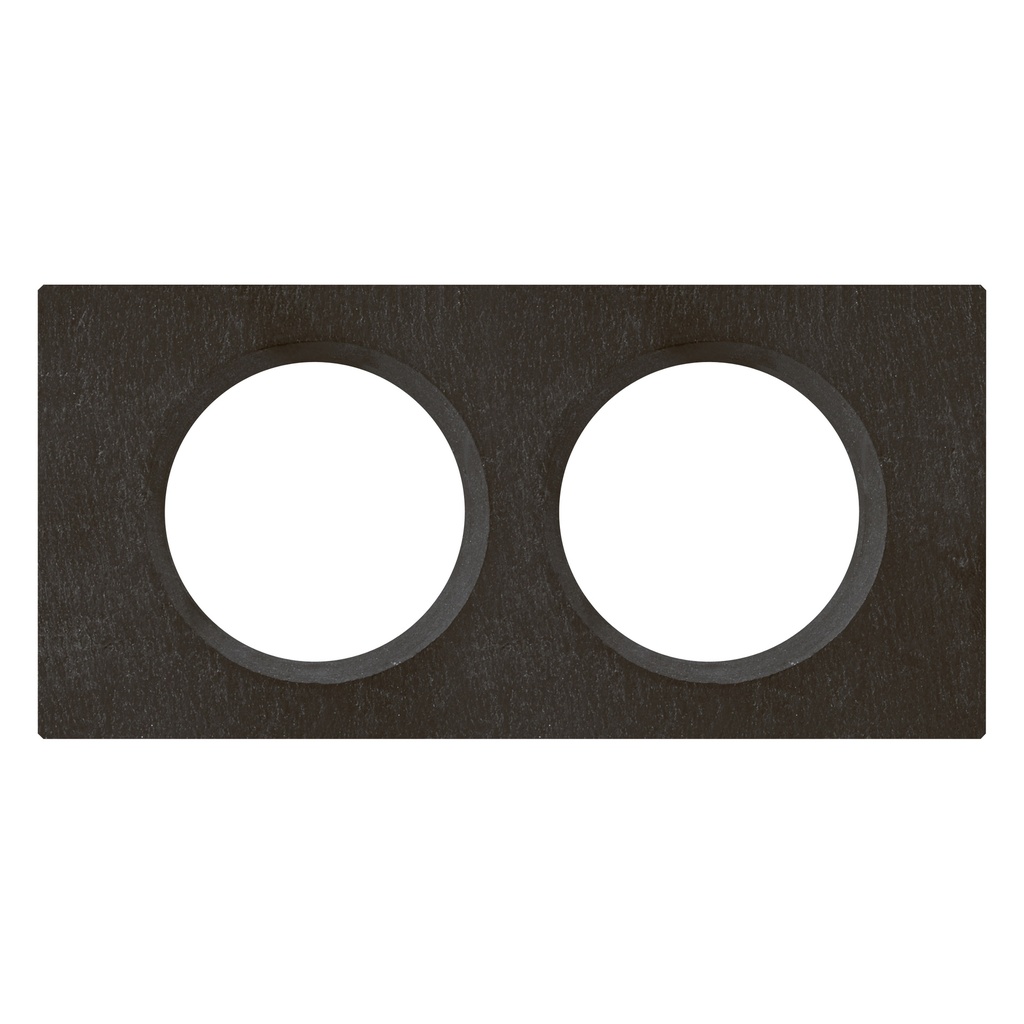 Legrand 069372, Placă Céliane, Materiale, 2 Module, Ardezie