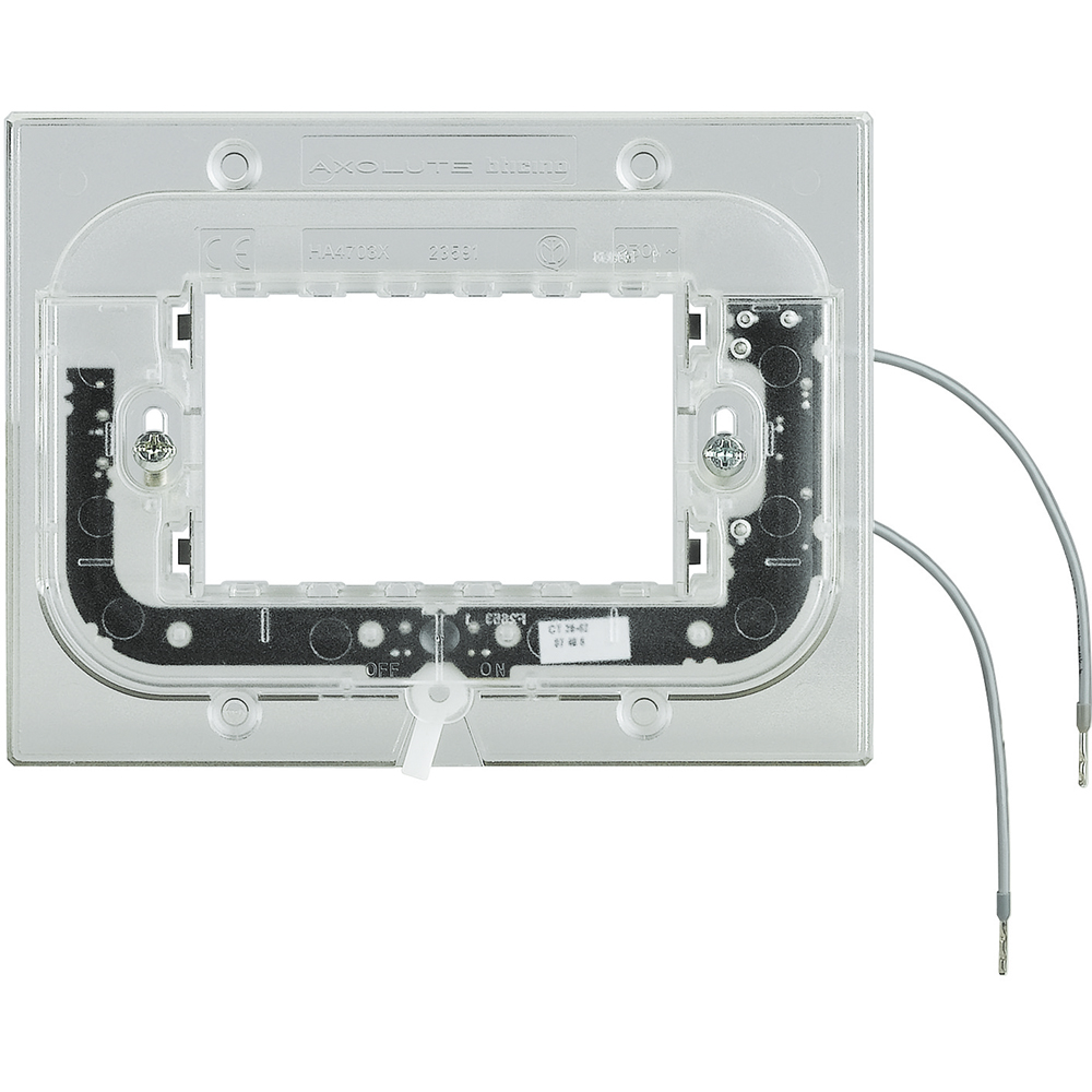 Bticino ha4703x, Suport iluminat pentru cadru dreptunghiular axolute cu 3 module