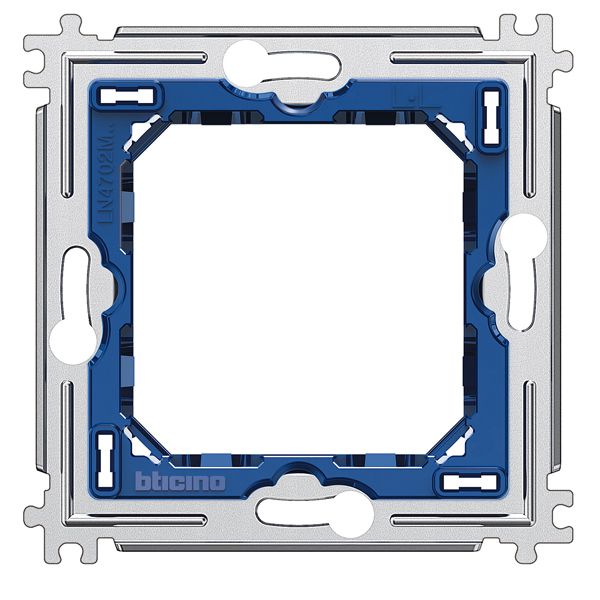 Bticino ln4702m, Suport cu șuruburi pentru plăci living light, 2 module