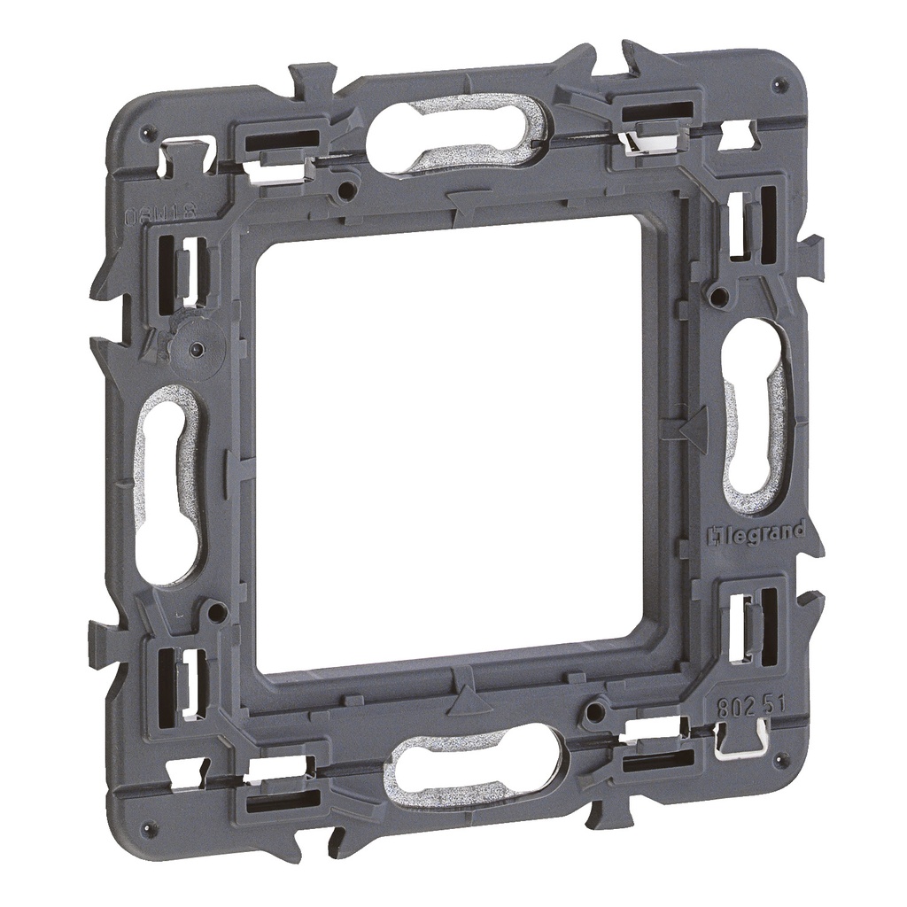 LEGRAND 080251, Mosaic Support, With Protective Film, for 2 Modules