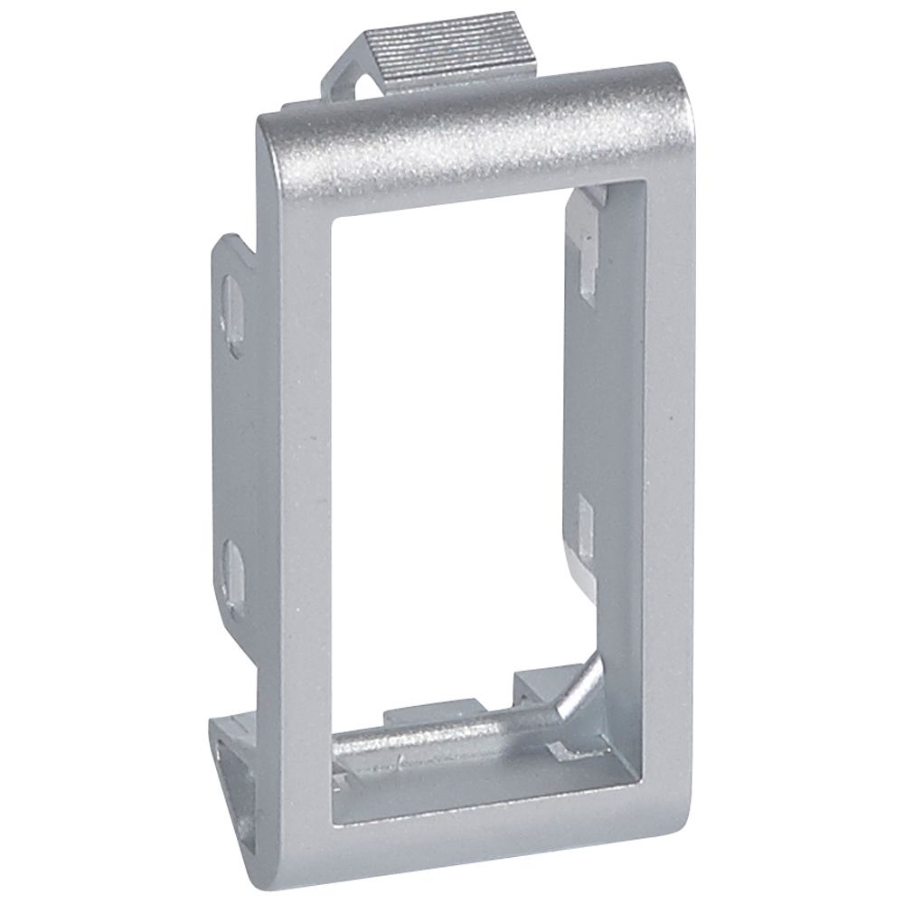 Legrand 080294, Suport mozaic pentru pereți subțiri, 1 modul/îngust, Aluminiu