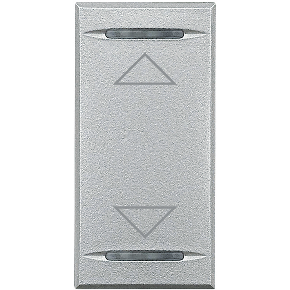 BTICINO HC4911AH, Axolute Myhome Bus Key Cover, Up/Down Symbol, 1 Module, Aluminum