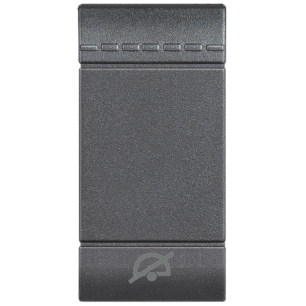 BTICINO L4915DD, Living Light "Do Not Disturb" Key Cover, 1 Module, Anthracite