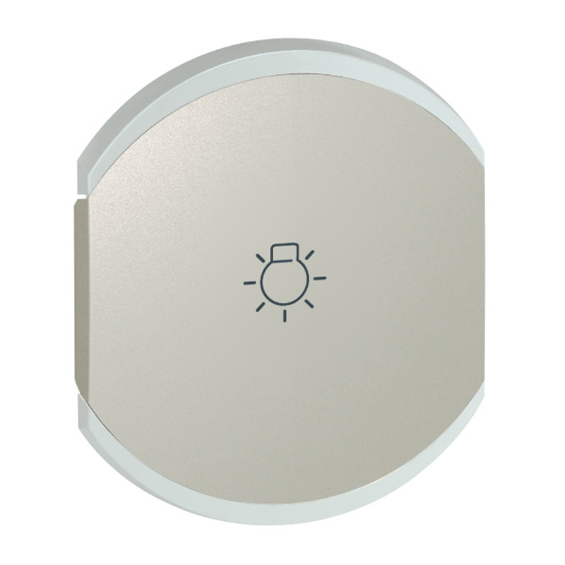 Legrand 068442, Capac ornamental Céliane Bus, Pictogramă iluminat 1, Dublu, Titan  