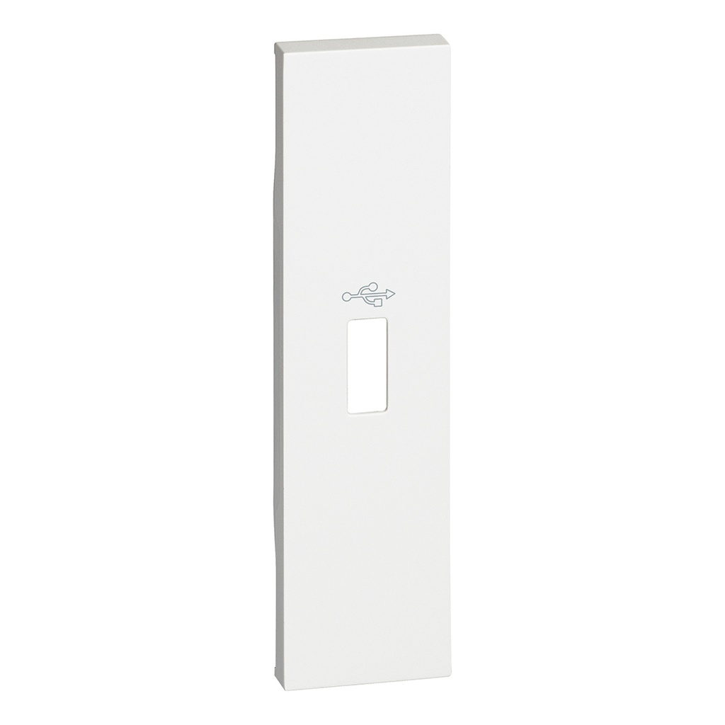 BTICINO KW10P, L.Now, USB Charger Plate 1 Module White
