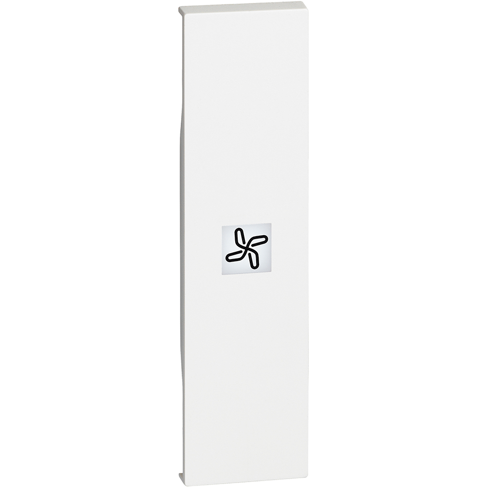 BTicino KW01RN, L.Now, Buton ventilator, 1 modul, Alb  