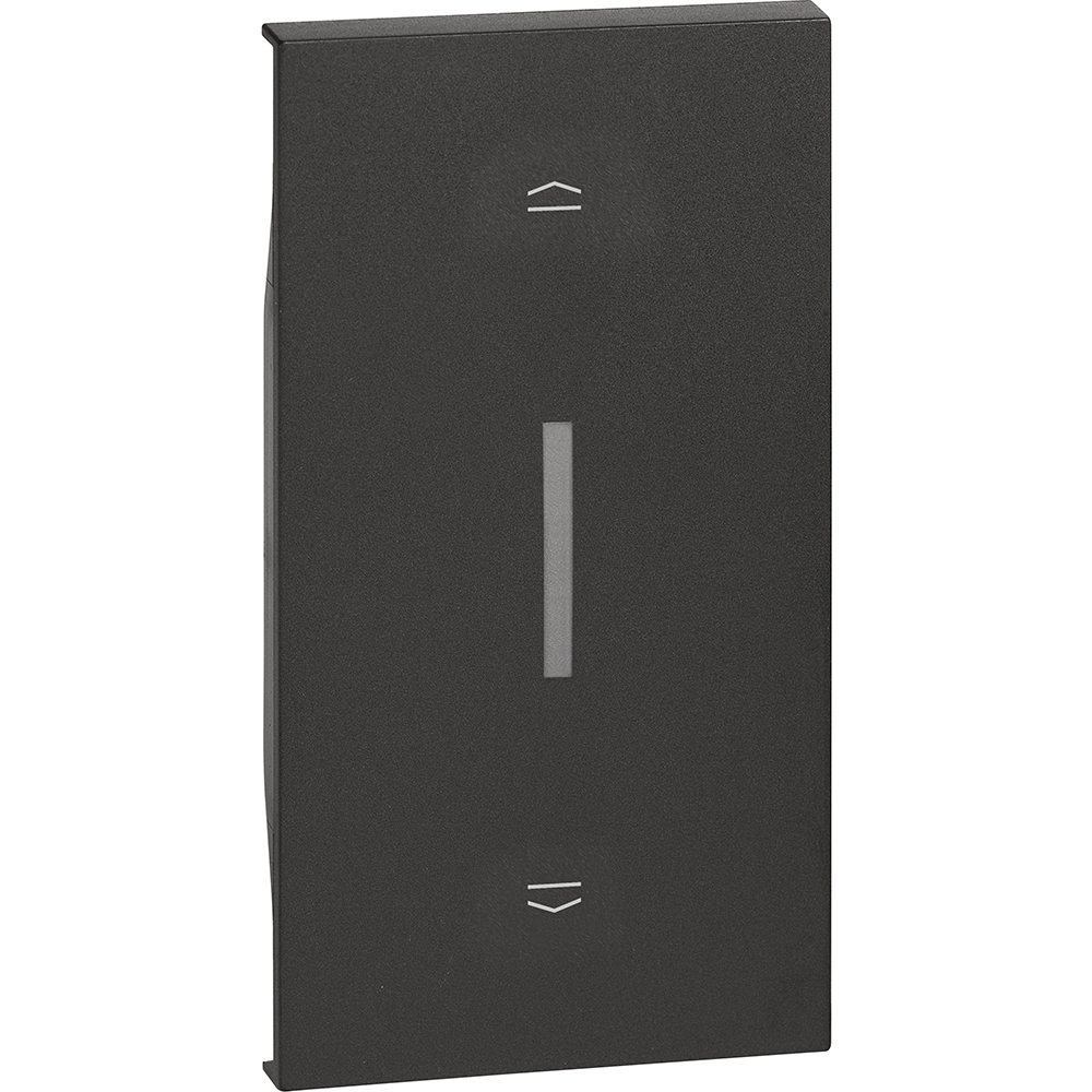 BTICINO KG06M2, L.Now, Shutter Switch Key 2 Modules Black