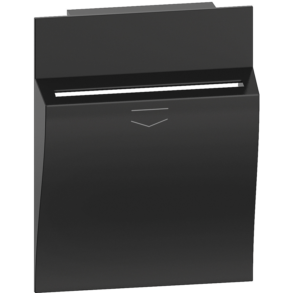 BTICINO KG22M2, L.Now, Card Switch Button 2 Modules Black