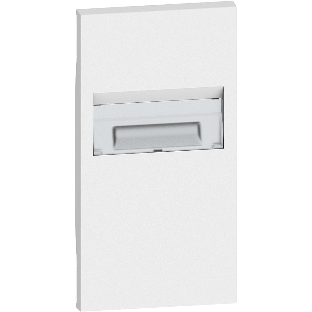 BTicino KW71, L.Now, Placa pentru lampa directionala, 2 module, Alb  