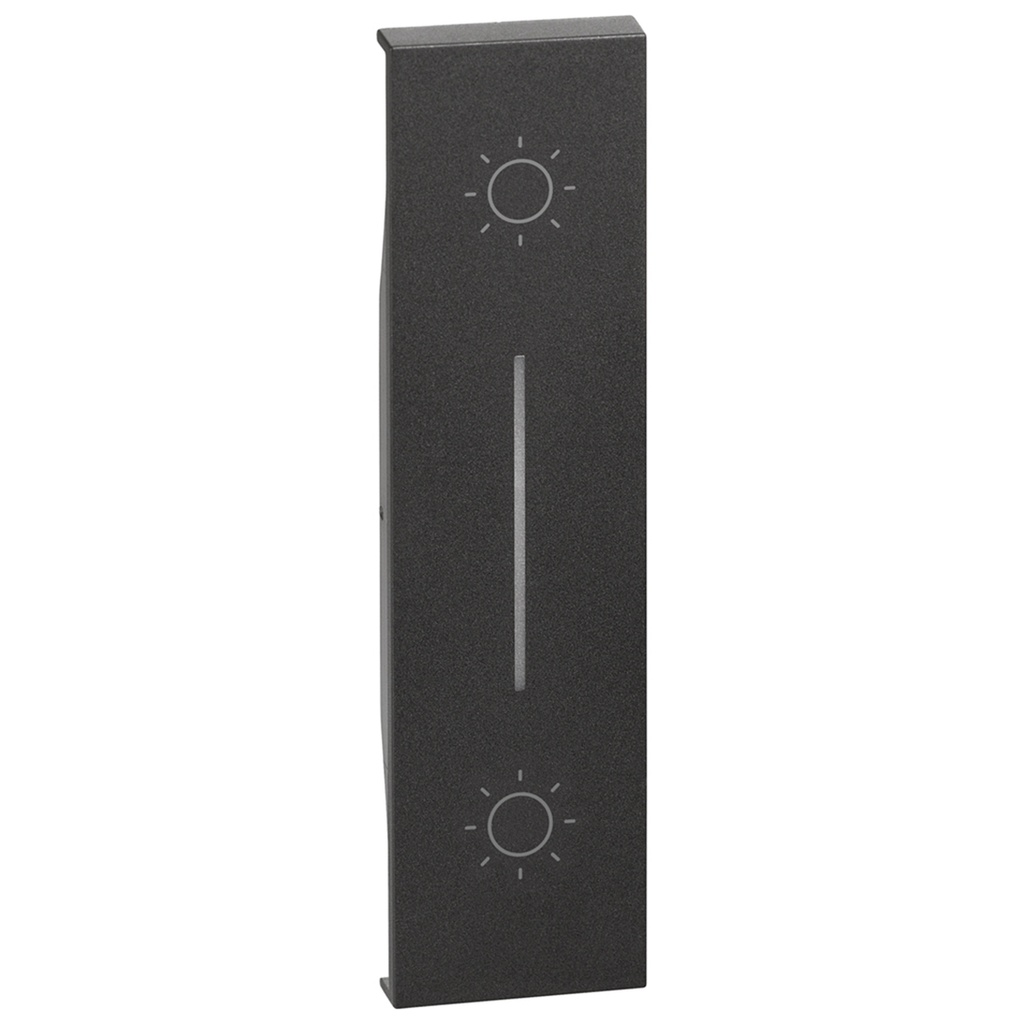 BTICINO KG05L, L.Now, Double Button Key 1 Module Black
