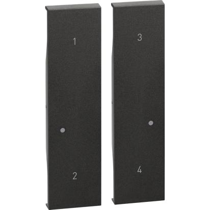 BTICINO KG37M2, L.Now, Cover for Wireless Control 4 Scenarios Ref. K4575CW