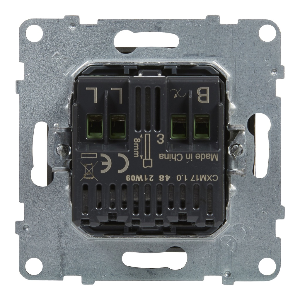 LEGRAND 721379, Multi-Load Rotary Dimmer 300W, Aluminum  