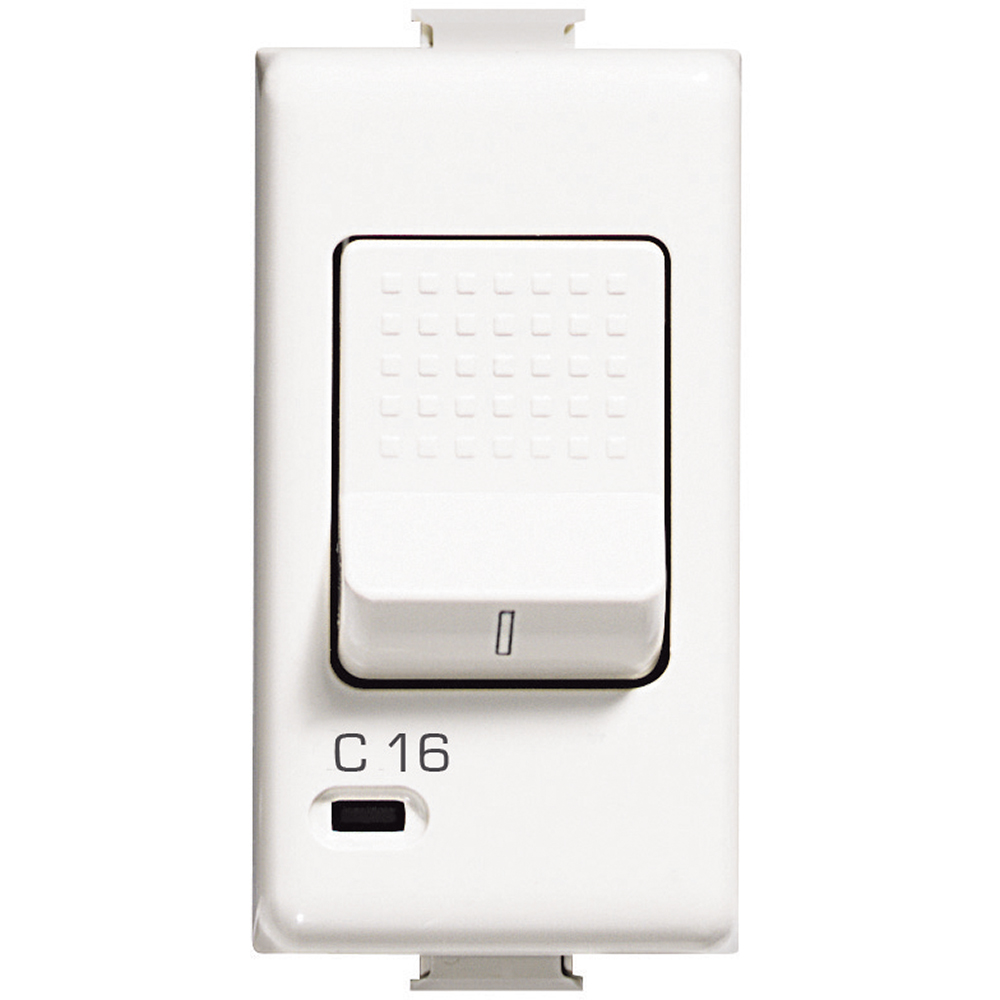 BTICINO AM5216S, Disjunctor termomagnetic, 2 poli cu 1P protejat, 16A, 230Vac