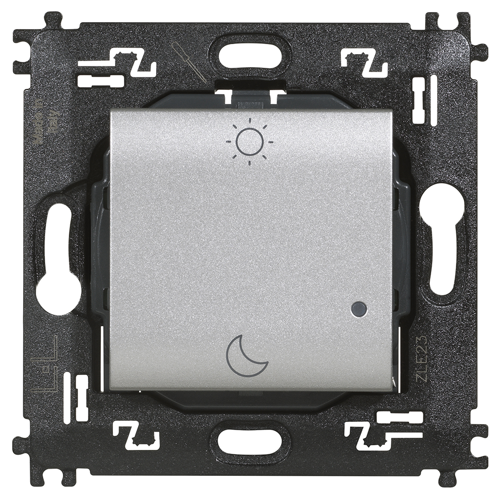 BTICINO NT4574CW, Comutator wireless Zi/Noapte cu 2 butoane pentru activarea scenariilor