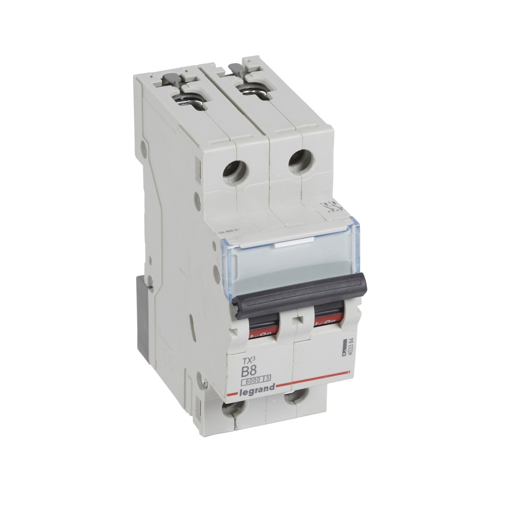 LEGRAND 403384, Disjunctor TX3 2P B8 6kA