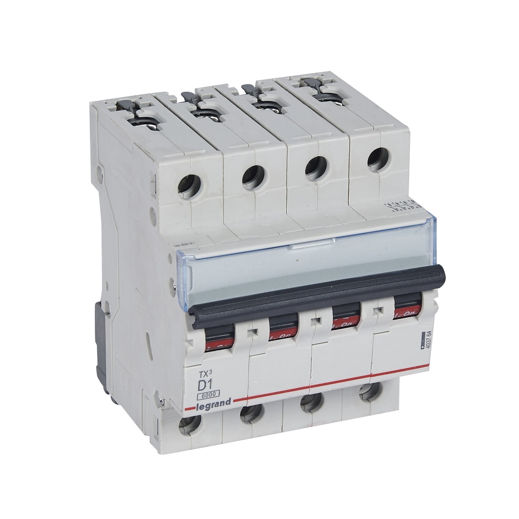 LEGRAND 403764, TX³ MCB, 4P, 1 A, Curve D, 6 kA