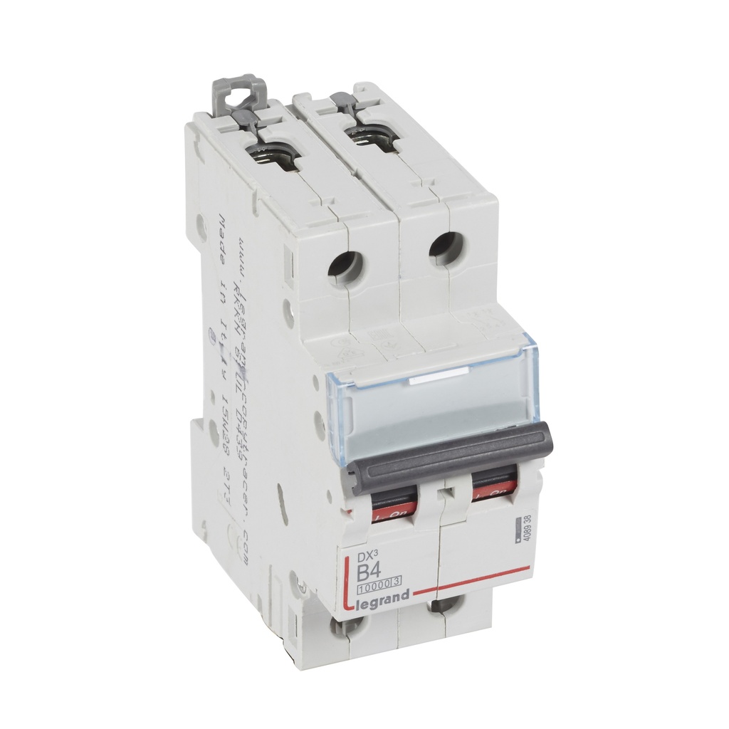 LEGRAND 408938, MCB, DX³ 10000, 16 kA, 2P, 230/400 V, 4 A, Curbă B