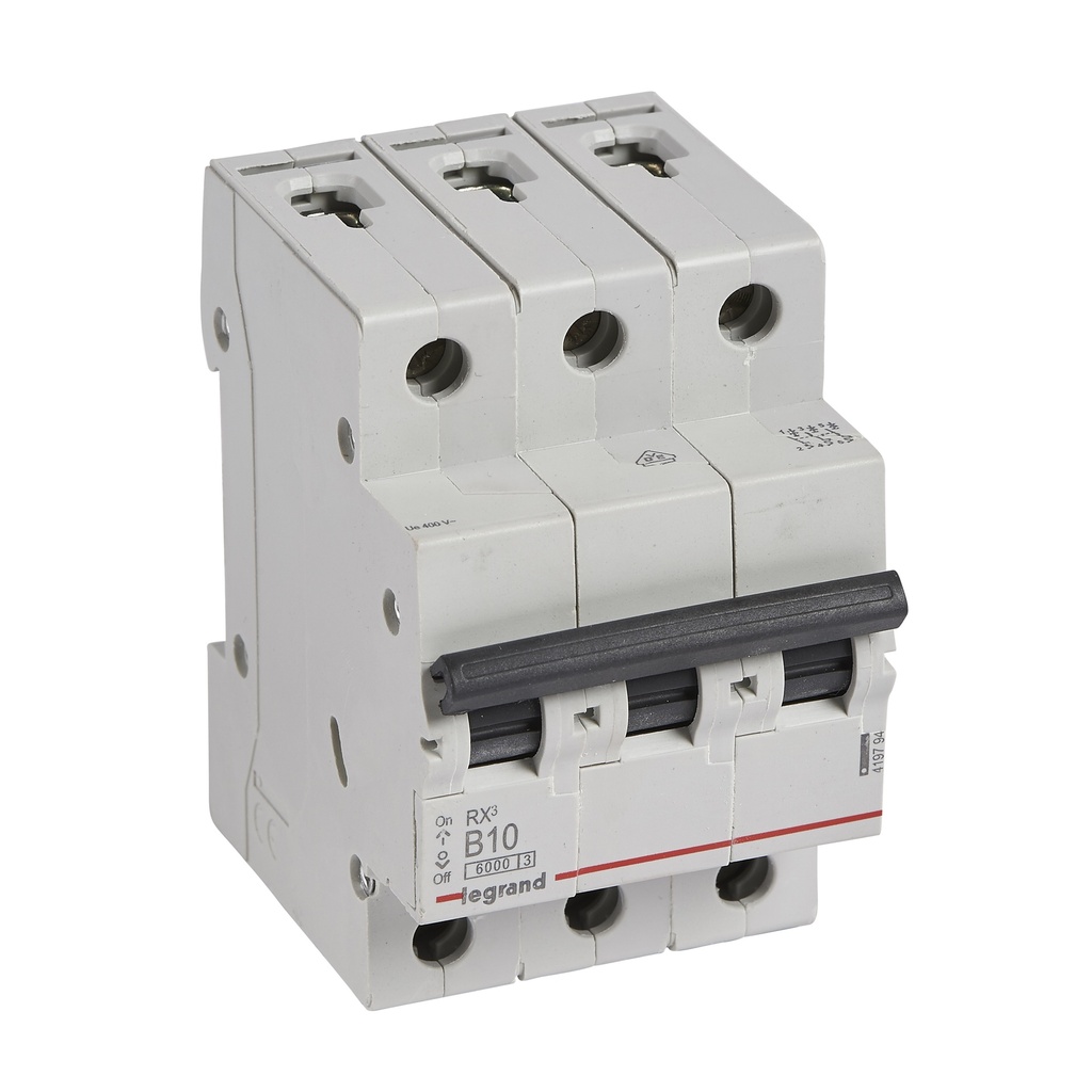 LEGRAND 419794, MCB RX³ 3P B10 6 kA