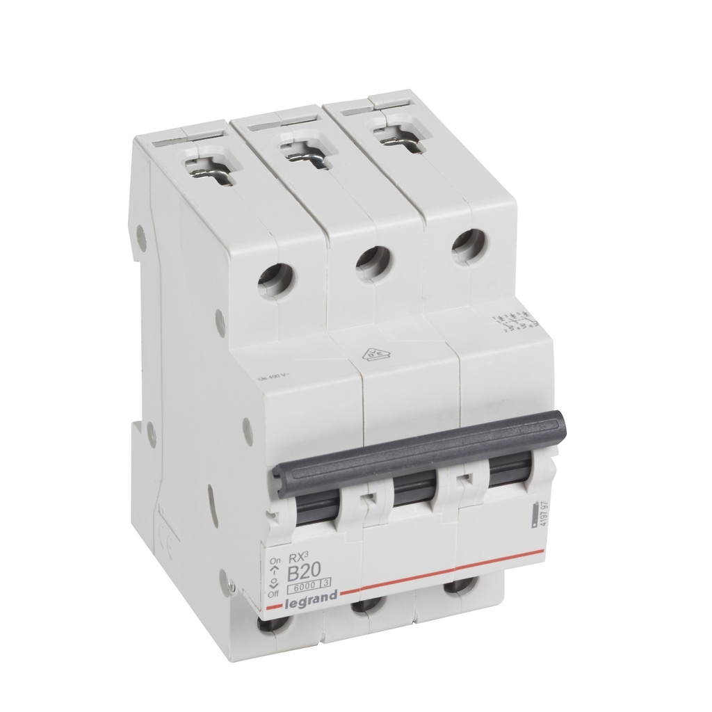 LEGRAND 419797, MCB RX³ 3P B20 6 kA