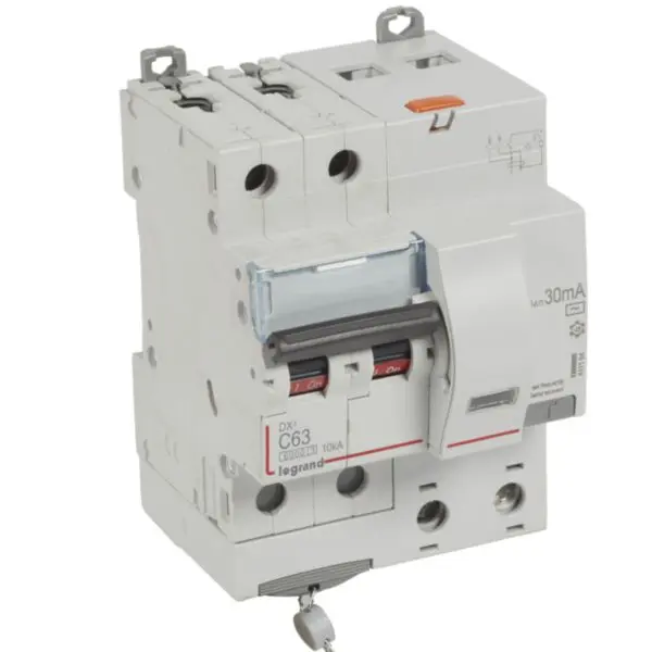 LEGRAND 411164, Disjunctor diferential, DX³ 6000 -10 kA -2P-230 V -63 A -30 mA, tip AC