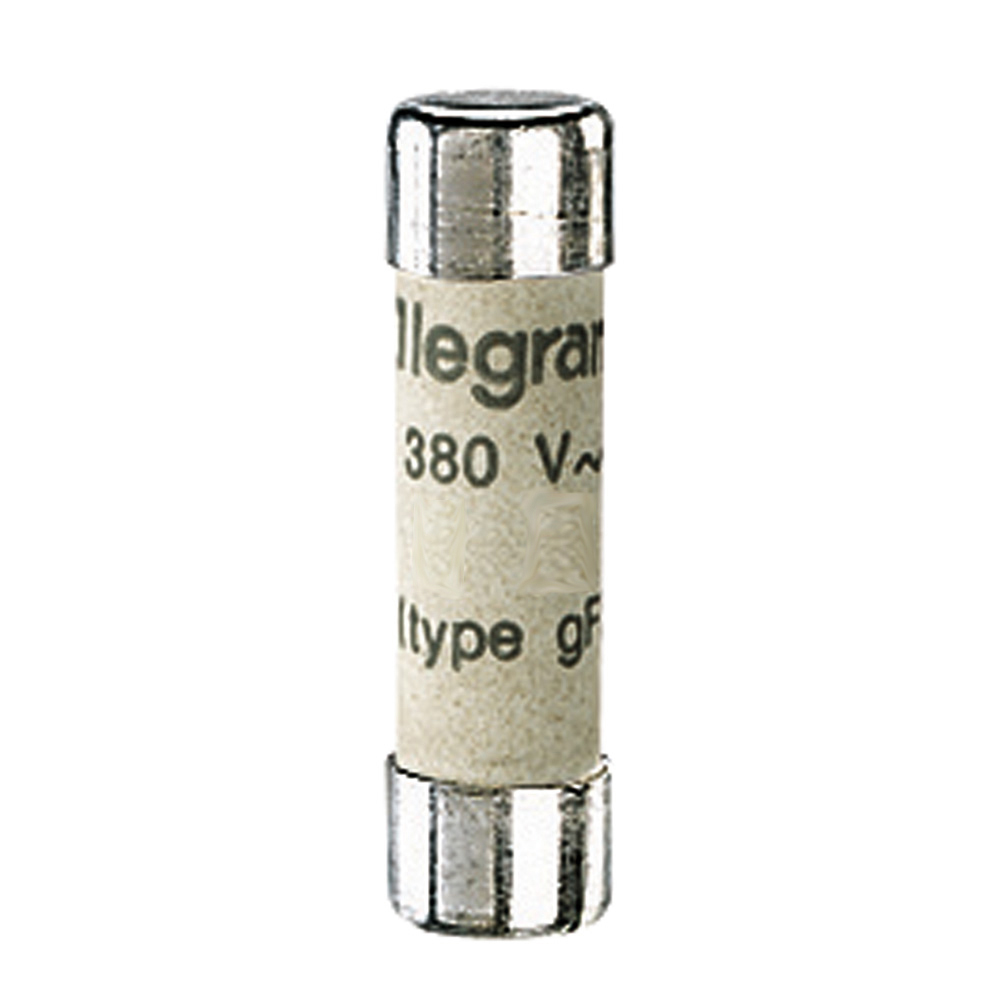 LEGRAND 012302, Cartuș fuzibil cilindric tip gG 8 x 32, 2 A, Fără indicator