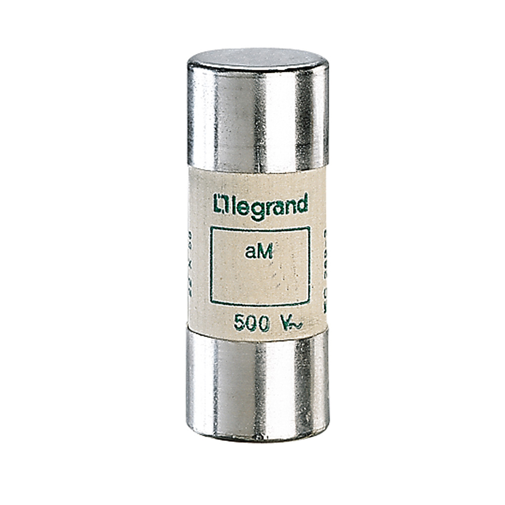 LEGRAND 015080, aM Cylindrical Fuse Cartridge, 22 × 58 mm, 80 A, without Indicator