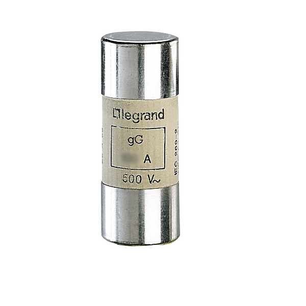 LEGRAND 015340, Cartuș fuzibil cilindric tip gG 22 x 58, 40 A, Fără indicator