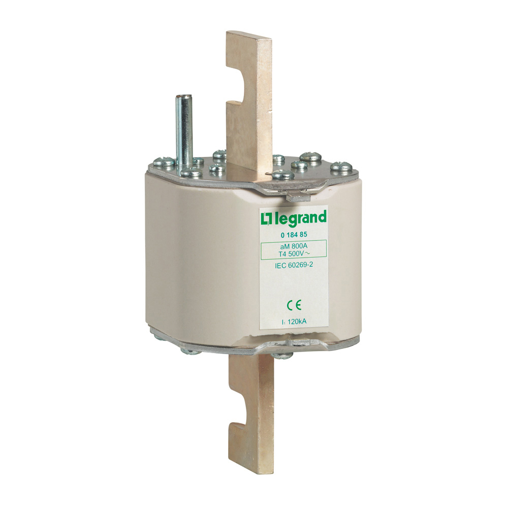 LEGRAND 018485, Cartuș industrial cu lamă, aM, Mărime 4, Cu percutor, 800 A
