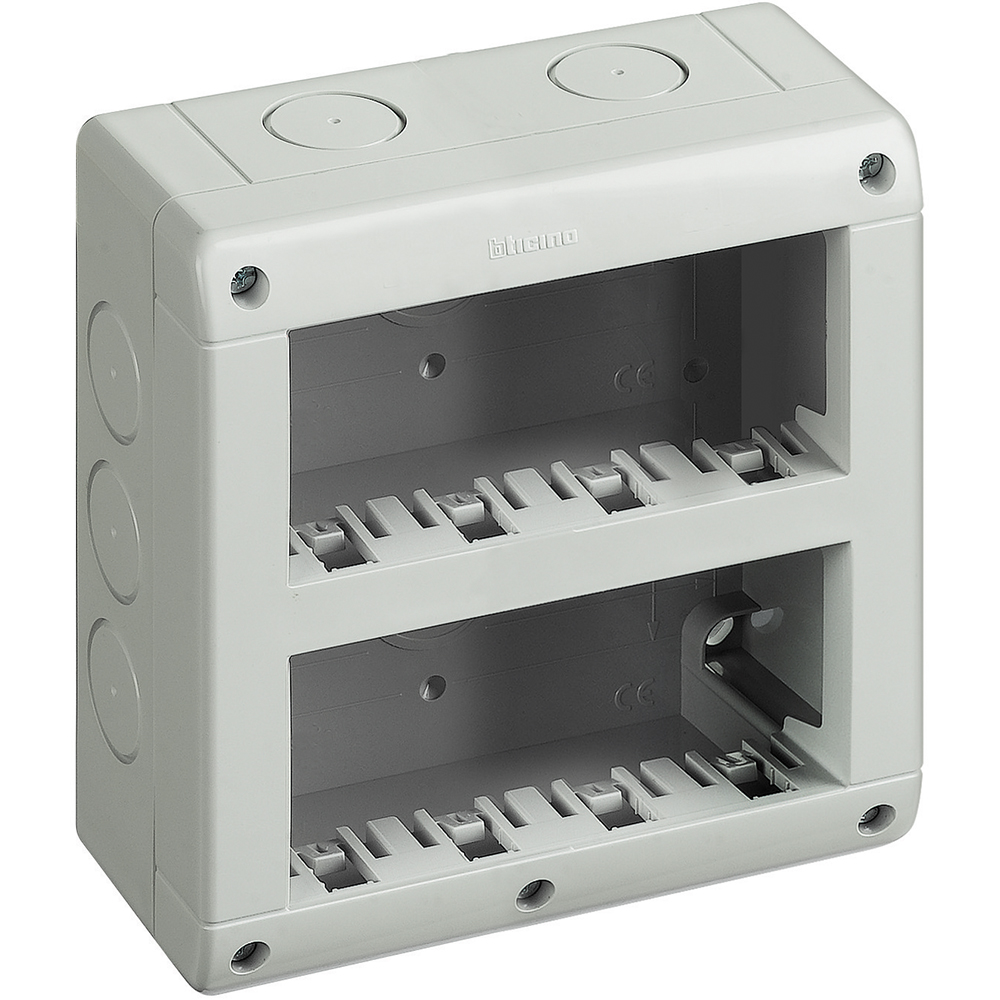 BTICINO 25408V, Doză Idrobox Matix 8 module, Montaj vertical, IP40