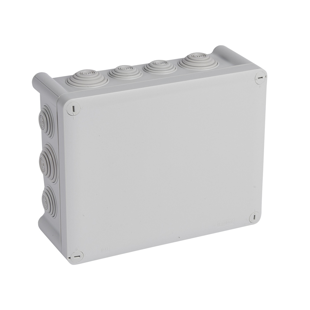 LEGRAND 092186, Cutie de joncțiune Plexo 220×170×92 mm, 14 racorduri, Etanșă IP55/IK07