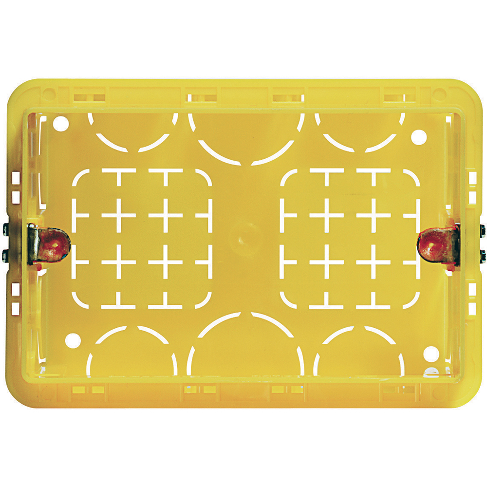 BTICINO 503E, Doză aparataj standard italian, Pentru zidărie, 3 module, Montaj îngropat