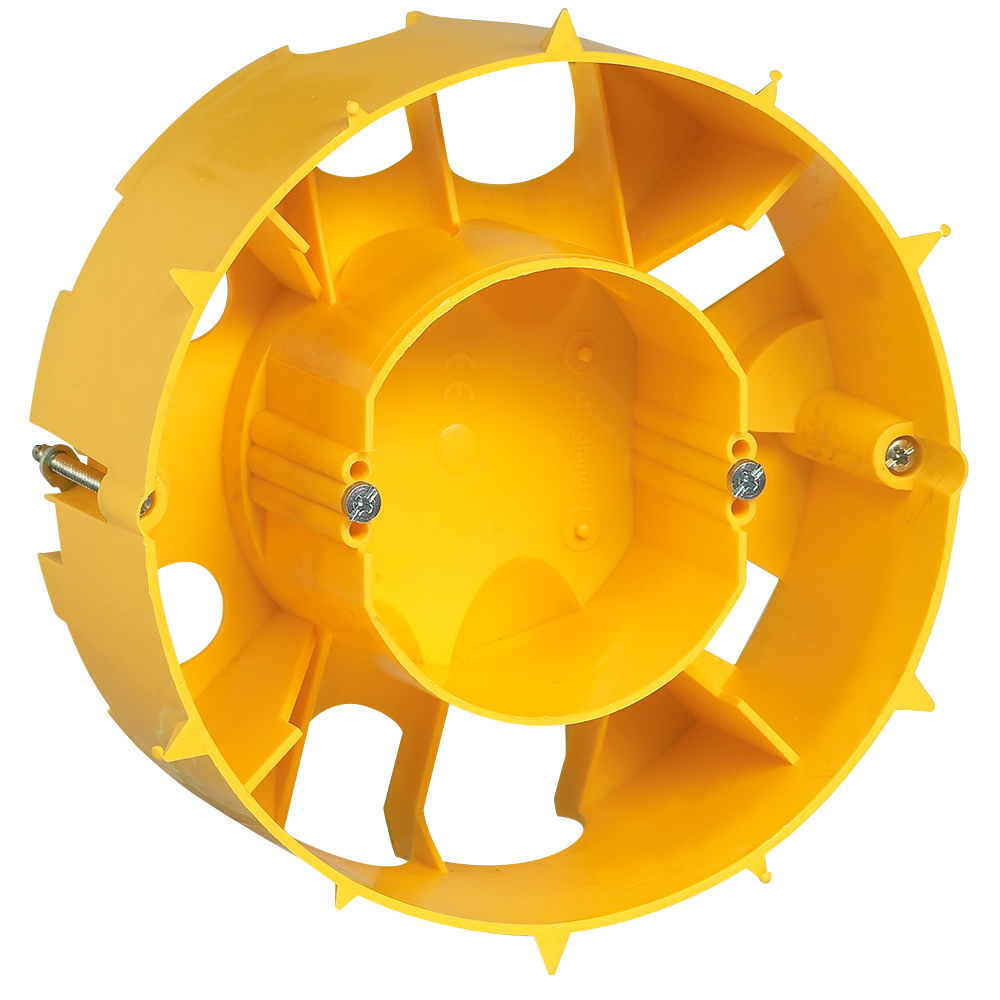LEGRAND 089378, Batibox Fire‑Resistant Drywall Box, with Screw, Ø127 mm, 55 mm Depth