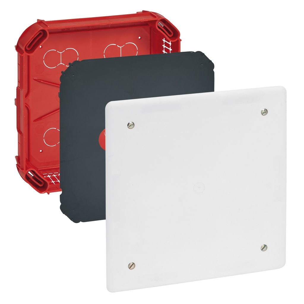 LEGRAND 089274, Batibox Complete Junction Box, 175×175×40 mm