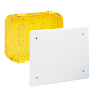 LEGRAND 089374, Doză de derivație Batibox, Cu capac și șuruburi, 170×170×50 mm, Bază predecupată