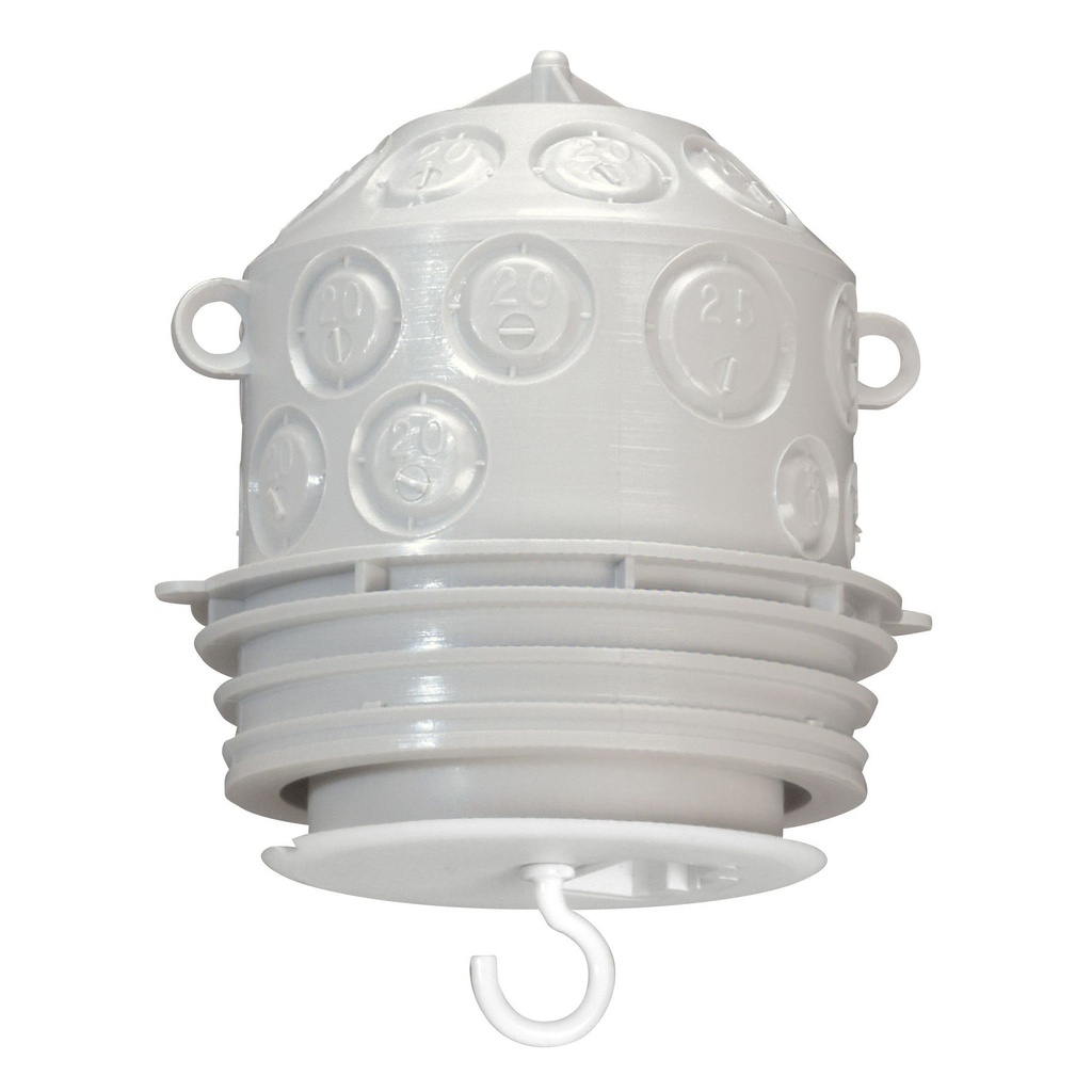 LEGRAND 089567, Installation Cover for Batibox Concrete Box, Ref. 895 53/55, with Reducer