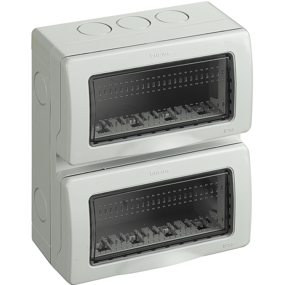 BTICINO 25508V, Doză Idrobox Matix IP55, 8 module, Montaj vertical