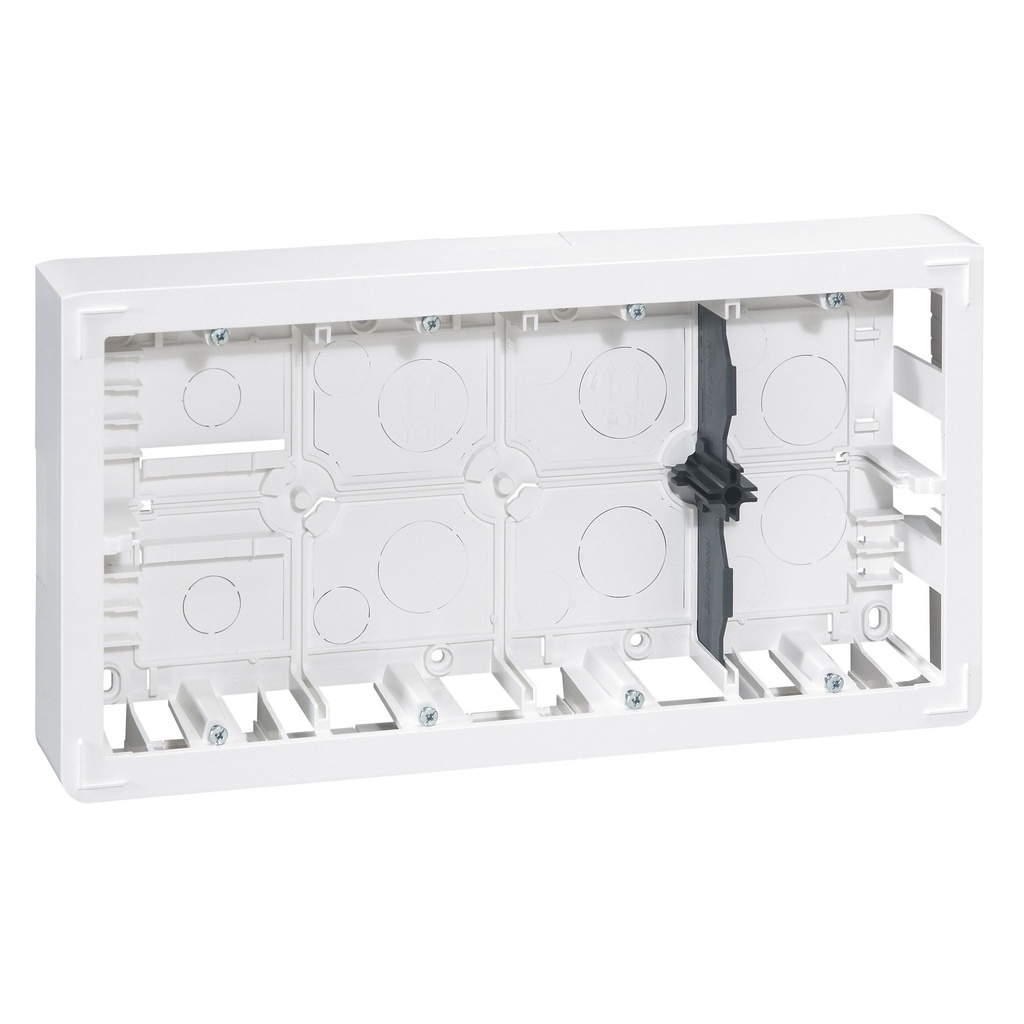 LEGRAND 080278, Doză montaj aparent Mosaic, 2×10 module, Adâncime 46 mm
