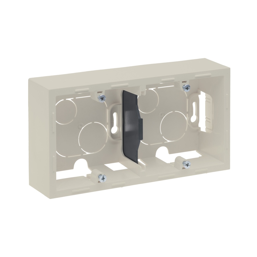 LEGRAND 721295, Surface Box, 2 Gangs, Ivory