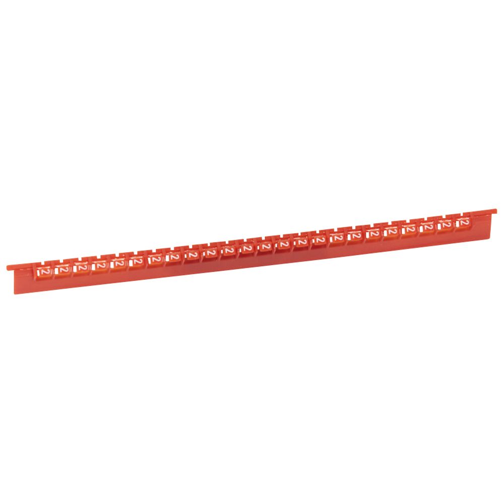 LEGRAND 037810, Reper memocab, Pentru cabluri, Numar 2, Rosu