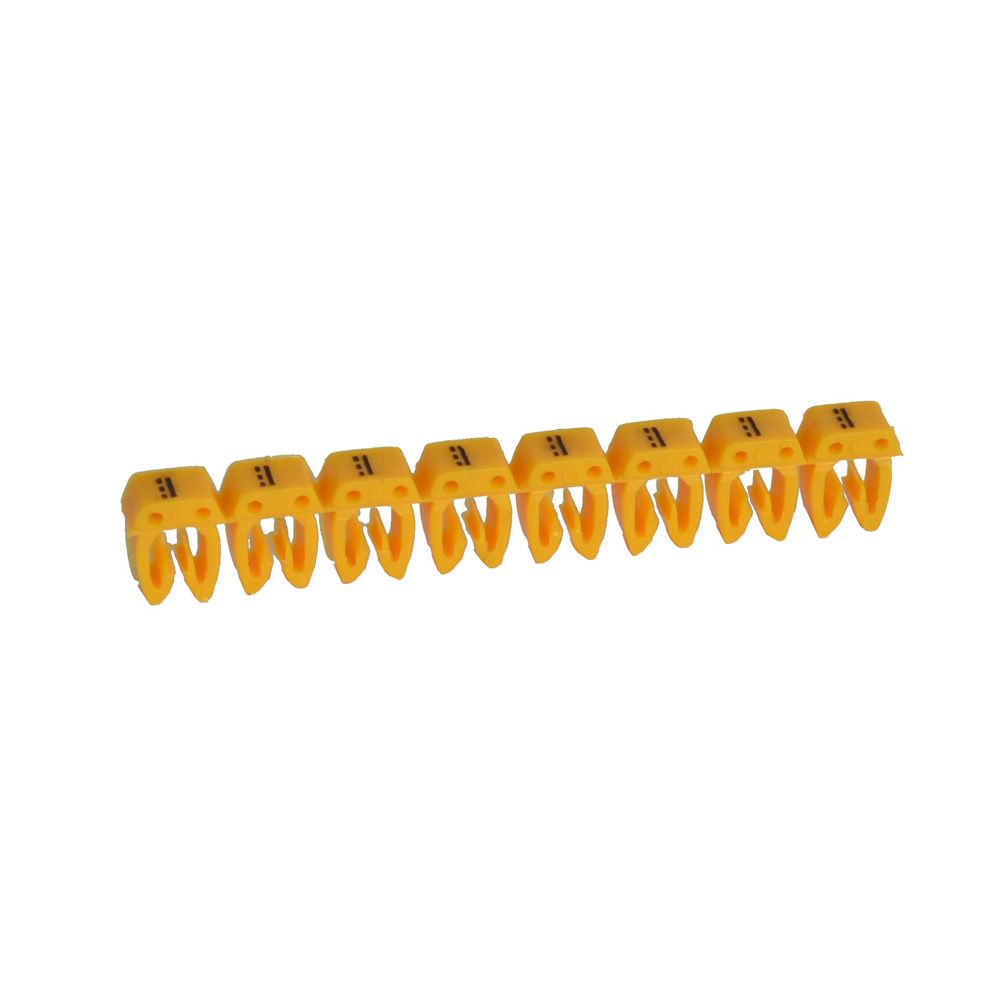 LEGRAND 038285, Cab 3 Marker, for Cross-Section 1.5-2.5 mm², Conventional Symbol “=”