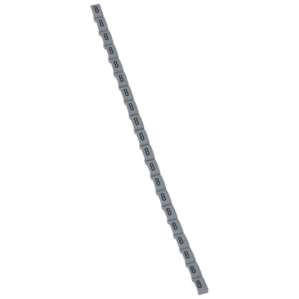 LEGRAND 038408, Reper duplix, 8, Gri